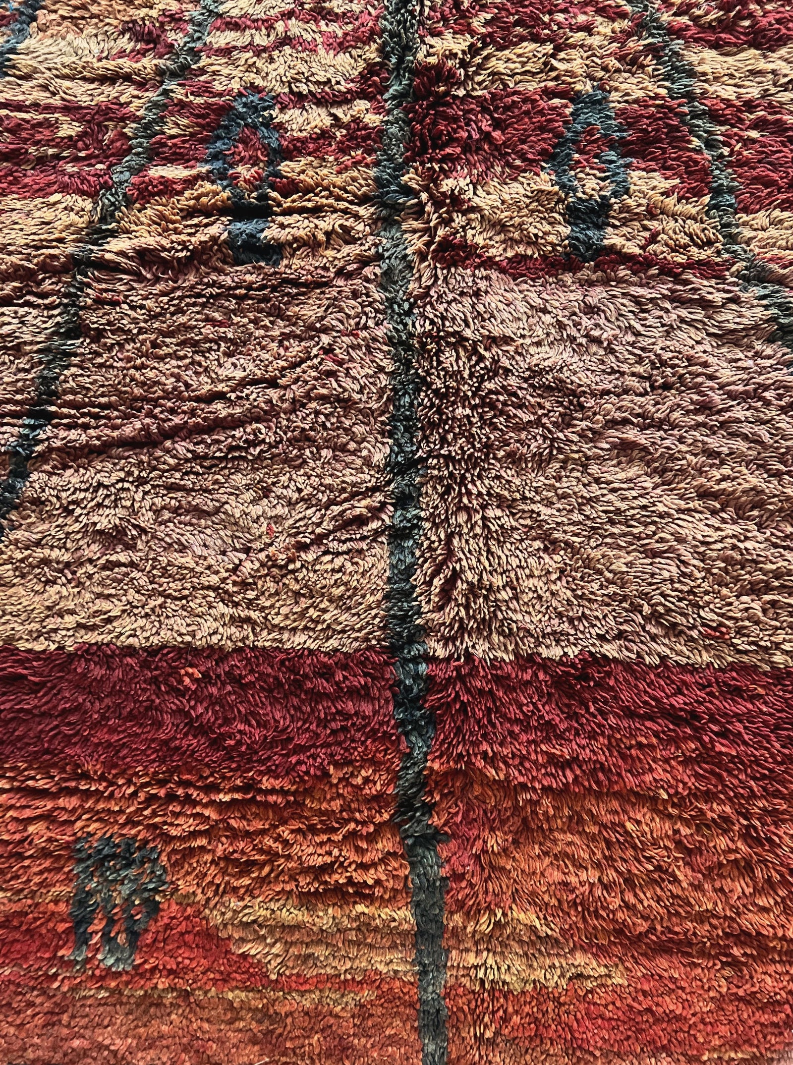 Vintage Middle Atlas Rug | Osaka – June + Blue
