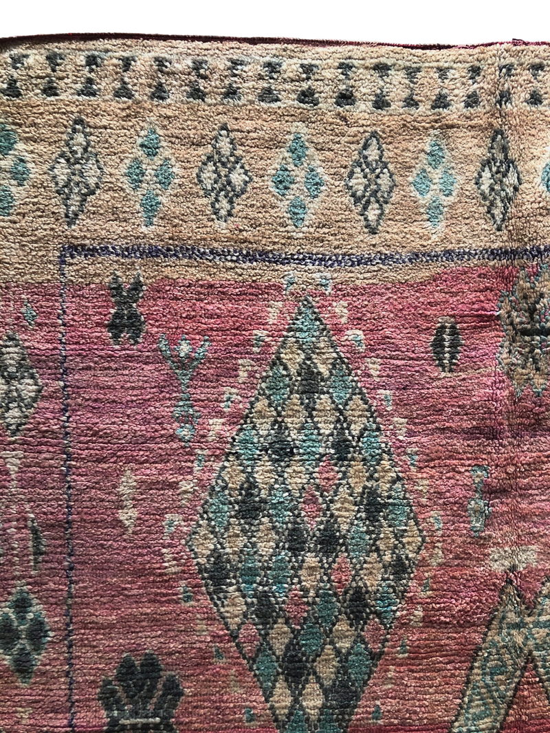 pink moroccan rug 